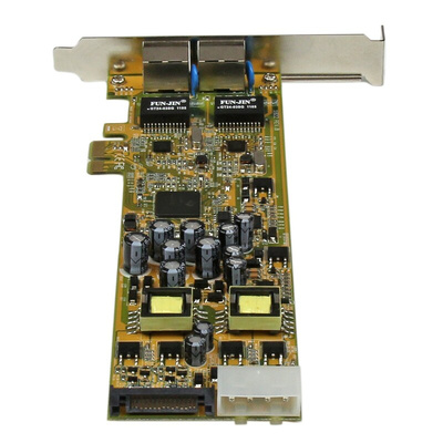 Startech 2 Port PCIe RJ45 Network Card, 10/100/1000Mbit/s