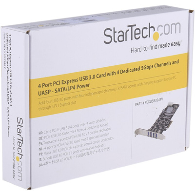 StarTech.com 4 Port USB A PCIe USB 3.0  Card