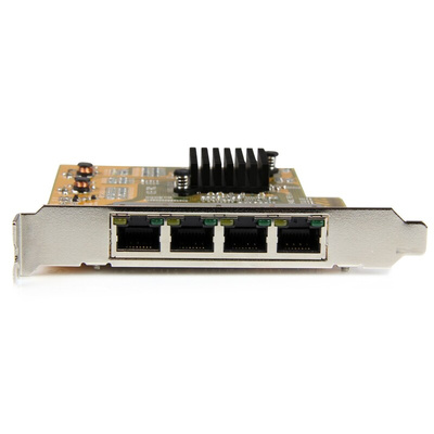 Startech 4 Port PCIe RJ45 Network Card, 10/100/1000Mbit/s