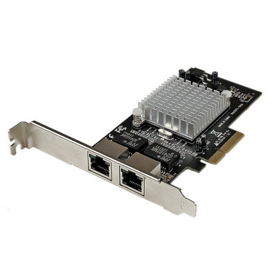 StarTech.com 2 Port PCIe RJ45 Network Card, 10/100/1000Mbit/s