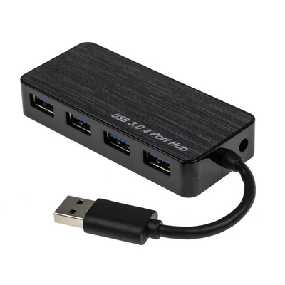 RS PRO 4 Port USB 3.0 USB A  Hub, USB Bus Powered