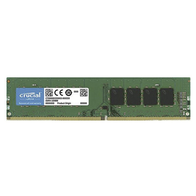 Crucial 8 GB DDR4 Desktop RAM, 2400MHz, UDIMM, 1.2V