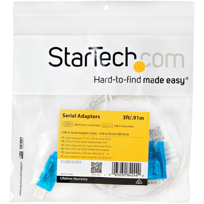 StarTech.com RS232 USB A Female to DB-9 Male Interface Converter