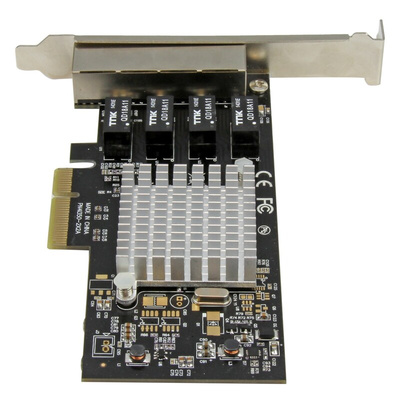 Startech 4 Port PCIe RJ45 Network Card, 10/100/1000Mbit/s