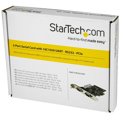 Startech 2 Port PCIe RS232 Serial Card