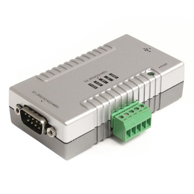StarTech.com RS232, RS422, RS485 USB A Male to DB-9 Male Interface Converter
