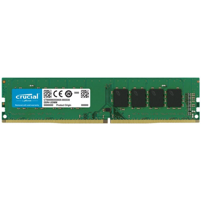 Crucial 32 GB DDR4 Desktop RAM, 2666MHz, UDIMM, 1.2V