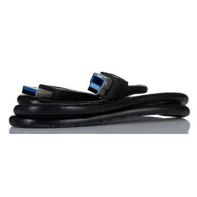 RS PRO 1 Port USB 3.0 USB A  Hub, Mains Plug Powered, 115 x 47 x 25mm