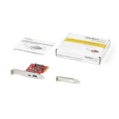 StarTech.com 2 Port USB A, USB C PCIe USB 3.1  Card