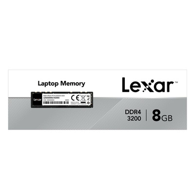 8 GB DDR4 Laptop RAM, 3200MHz, DIMM, 1.2V