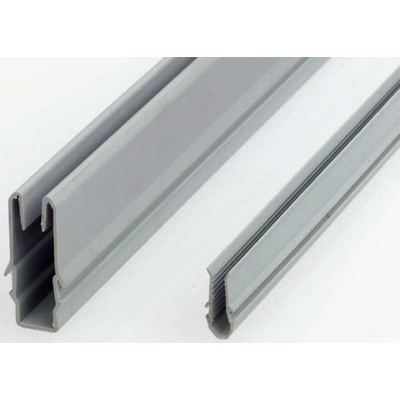 FlexLink Cover Strip, PVC, 5.5mm Slot, Grey x 3m