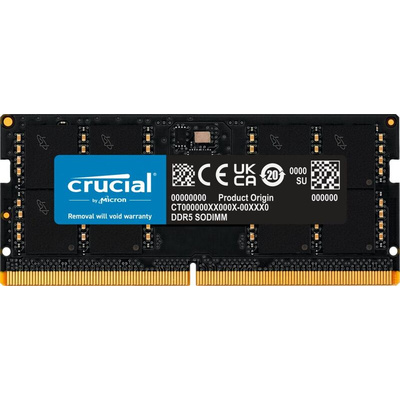 Crucial 32 GB DDR5 Laptop RAM, 4800MHz, SODIMM