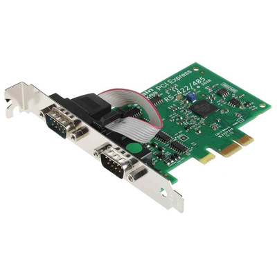Brainboxes 2 Port PCIe RS422, RS485 Serial Card
