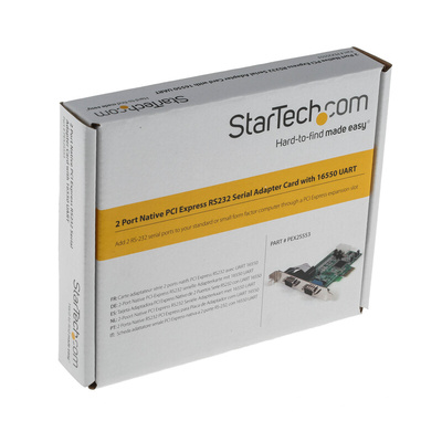 StarTech.com 2 Port PCIe RS232 Serial Card