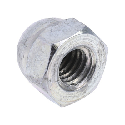 M4 Bright Zinc Plated Steel Dome Nut
