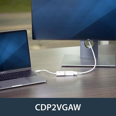 StarTech.com USB C to VGA Adapter, USB 3.1, 1 Supported Display(s) - 1920 x 1200