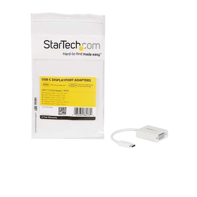 StarTech.com USB C to VGA Adapter, USB 3.1, 1 Supported Display(s) - 1920 x 1200