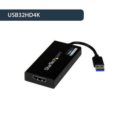 StarTech.com USB A to HDMI Adapter, USB 3.0, 1 Supported Display(s) - 4K @ 30Hz