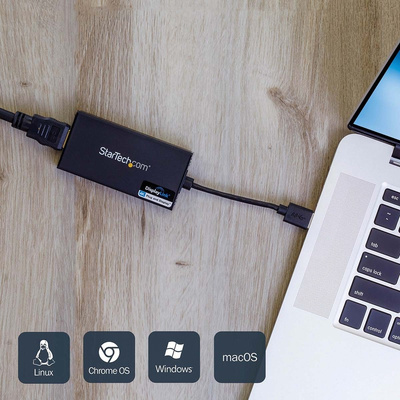StarTech.com USB A to HDMI Adapter, USB 3.0, 1 Supported Display(s) - 4K @ 30Hz