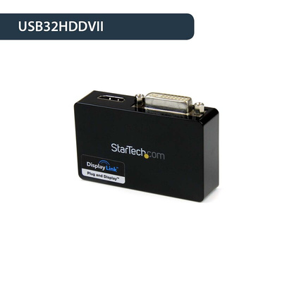 StarTech.com USB B to DVI, HDMI Adapter, USB 3.0, 2 Supported Display(s) - 2048 x 1152