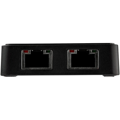 StarTech.com 2 Port USB Ethernet Adapter USB 3.0 USB A to RJ45 10/100/1000Mbit/s Network Speed