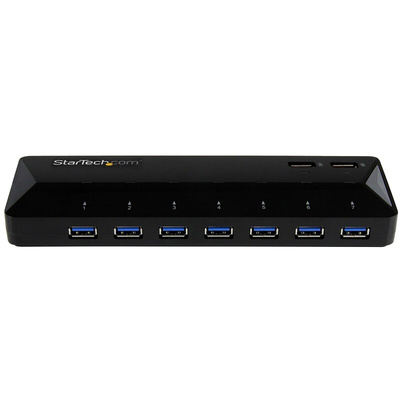 StarTech.com 7 Port USB 3.0 USB A  Hub, AC Adapter Powered, 200 x 60 x 25mm