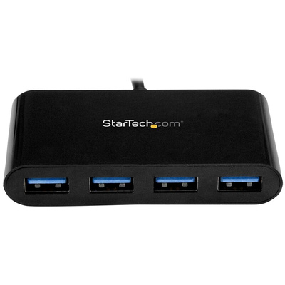StarTech.com 4 Port USB 3.1 USB A, USB C  Hub, USB Bus Powered, 80 x 41 x 15mm
