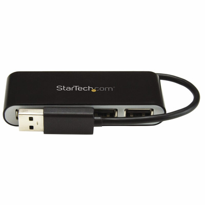 StarTech.com 4 Port USB 2.0 USB A  Hub, USB Bus Powered, 82 x 27 x 15mm