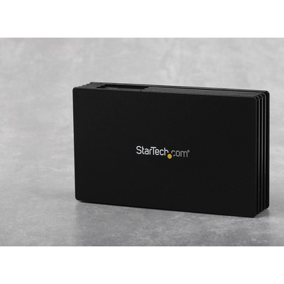 StarTech.com 4 Port USB 2.0 USB A  Hub, AC Adapter - UK Plug Powered, 100 x 60 x 20mm