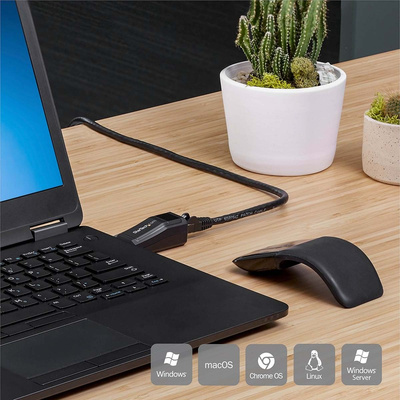 Startech USB Ethernet Adapter USB 3.0 USB A to RJ45 10/100/1000Mbit/s Network Speed