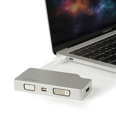 StarTech.com USB C to DVI, HDMI, Mini DisplayPort, VGA Adapter, USB 3.1, 1 Supported Display(s) - 4K @ 30Hz