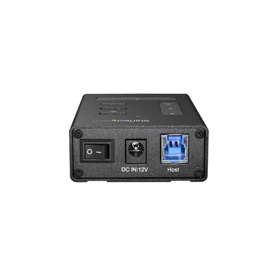 StarTech.com 4 Port USB 3.0 USB A, USB C  Hub, AC Adapter Powered, 100 x 60 x 24mm