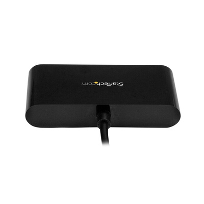 StarTech.com 4 Port USB 2.0 USB A, USB C  Hub, USB Bus Powered, 175 x 80 x 14mm