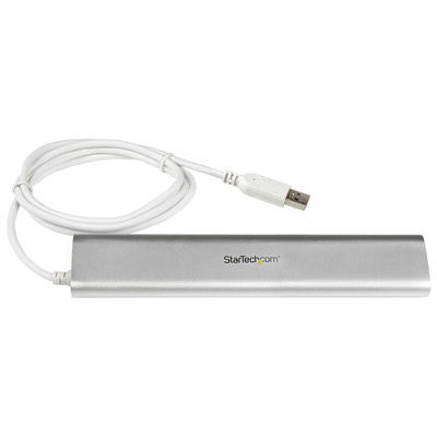 StarTech.com 7 Port USB 3.0 USB A  Hub, AC Adapter Powered, 183 x 37 x 18mm