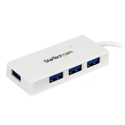 StarTech.com 4 Port USB 3.0 USB A  Hub, USB Powered, 80 x 36 x 14mm