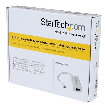 Startech USB Ethernet Adapter USB 3.0 USB C to RJ45 10/100/1000Mbit/s Network Speed