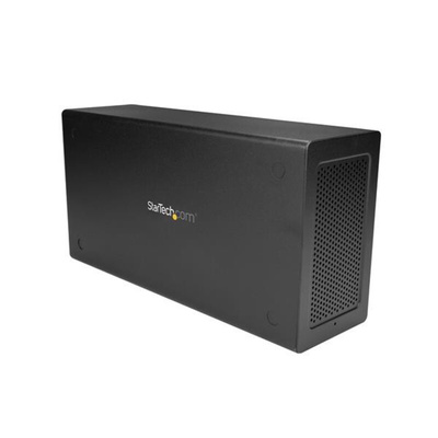 StarTech.com 2 Port Thunderbolt 3 USB 3.1 USB C Thunderbolt 3 Hub, AC Adapter Powered, 280 x 142 x 82mm
