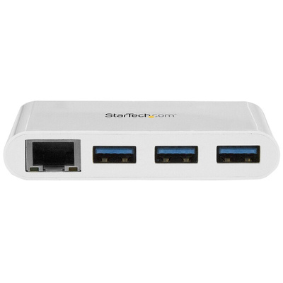 StarTech.com 3 Port USB 3.0 USB C  Hub, USB Bus Powered, 78 mm x 41 mm x 1.5cm