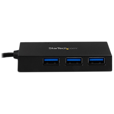 StarTech.com 4 Port USB 3.0 USB A  Hub, USB Powered, 39 mm x 74 mm x 1.3cm