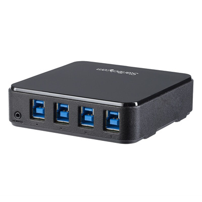 StarTech.com 4 Port USB 3.1 USB A  Hub, USB Powered, 94 mm x 94 mm x 2.6cm