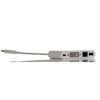 RS PRO USB C to DVI Adapter Cable, 1 Supported Display(s)