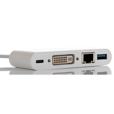 RS PRO USB C to DVI Adapter Cable, 1 Supported Display(s)