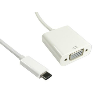 RS PRO USB C to VGA Adapter, USB 3.1, 1 Supported Display(s)