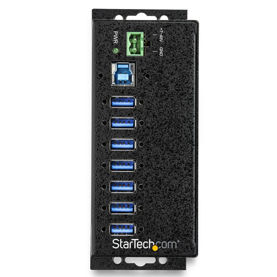 StarTech.com 7 Port USB 3.0 USB A, USB B  Hub, AC Adapter Powered, 166 x 242 x 55mm