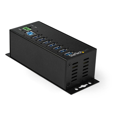 StarTech.com 7 Port USB 3.0 USB A, USB B  Hub, AC Adapter Powered, 166 x 242 x 55mm