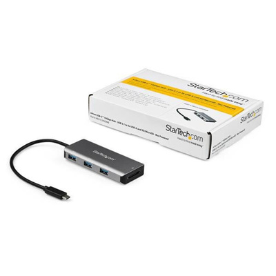 StarTech.com 3 Port USB 3.1 USB A, USB C  Hub, USB Bus Powered, 144 x 207 x 38mm