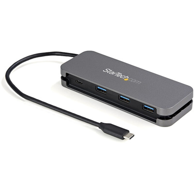 StarTech.com 4 Port USB C USB A, USB C  Hub, USB Bus Powered, 13.5 x 5 x 2cm