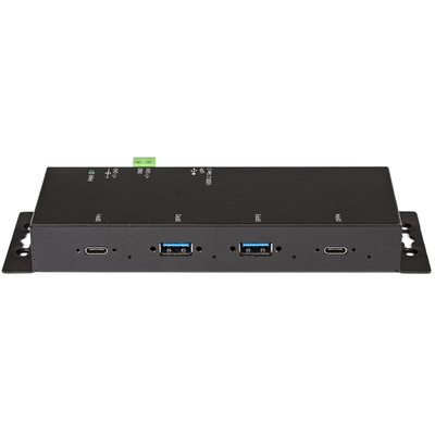 StarTech.com 4 Port USB C USB A, USB C  Hub, AC Adapter Powered, 15.2 x 6 x 2.4cm