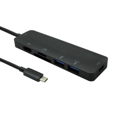 RS PRO USB C to HDMI Adapter, USB C, 3 Supported Display(s)  - up to 4K