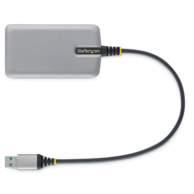 StarTech.com 4 Port USB 3.2 USB A  Hub, USB Bus Powered, 420 x 54 x 16mm